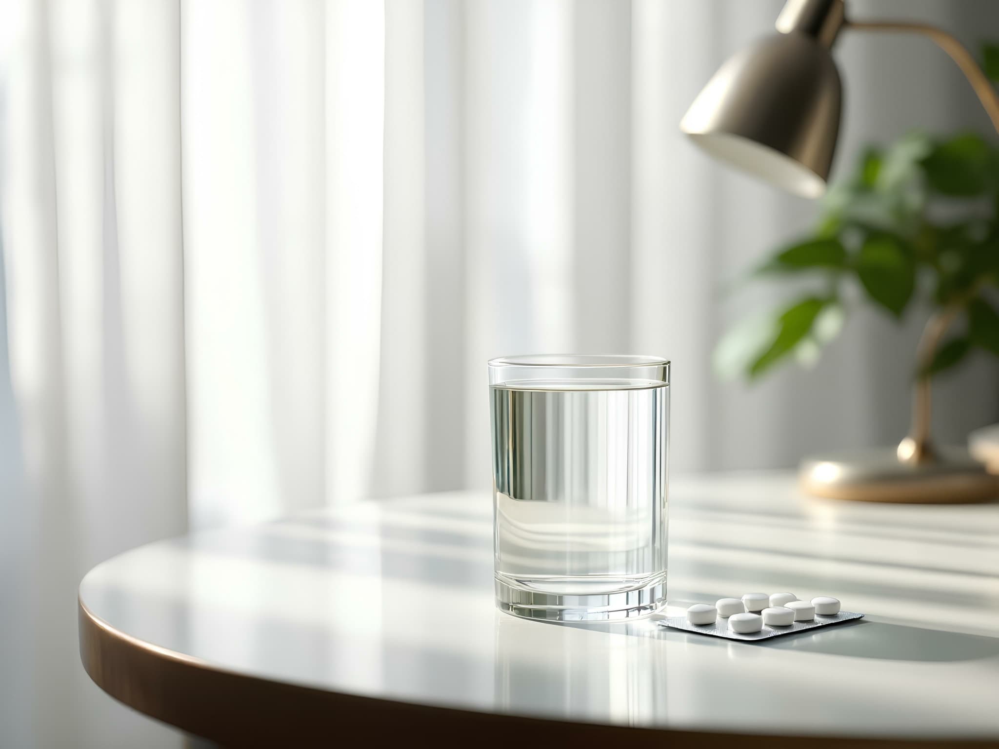 鎮痛剤を飲むイメージ