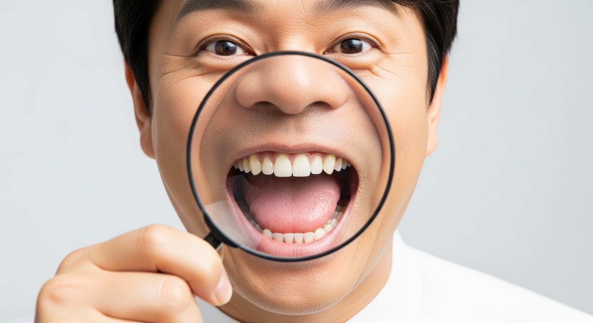 口臭の有無を調べるイメージ